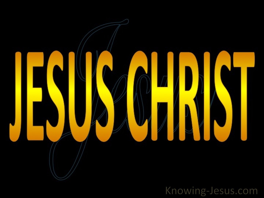 JESUS - The Christ (gold)